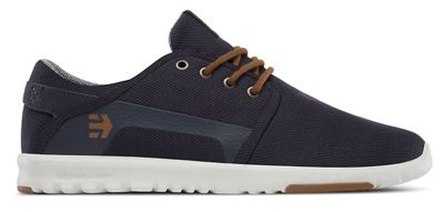 Etnies Scout Shoes - Navy-Gold - UK 9}, Navy-Gold
