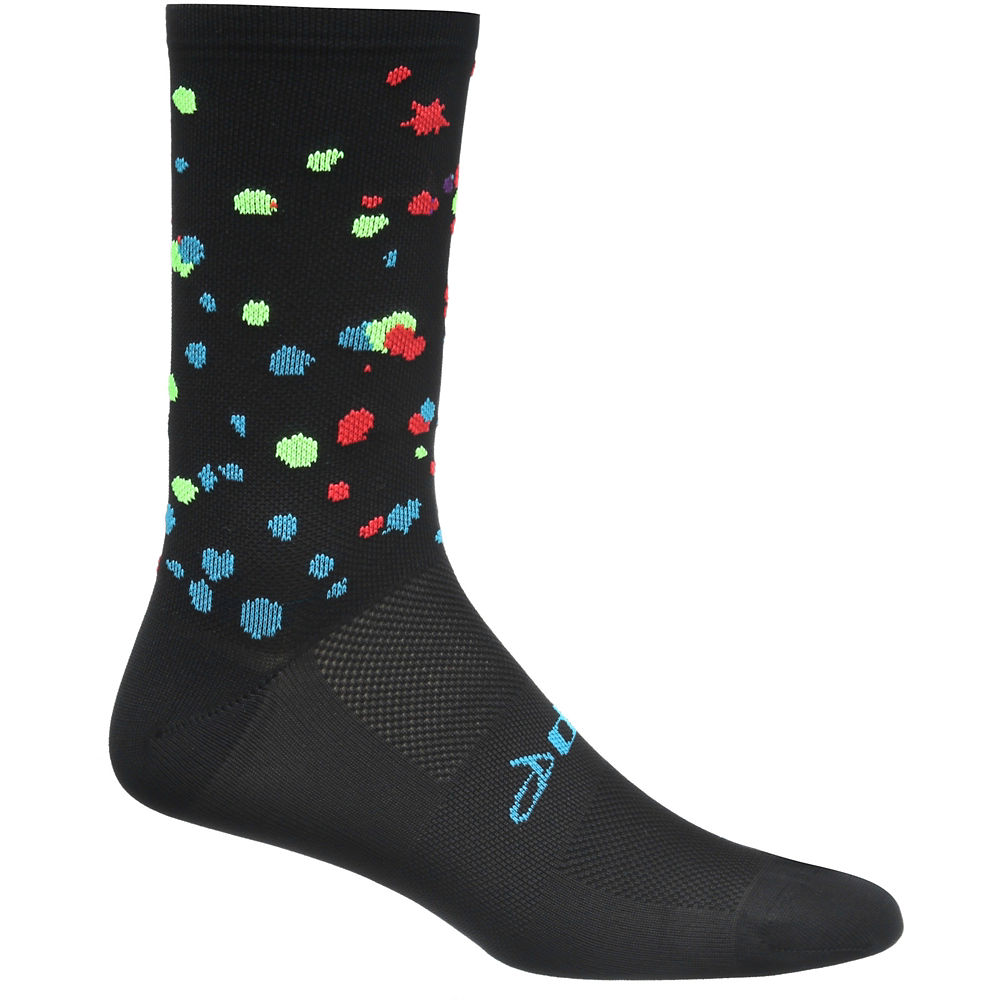 Chaussettes dhb Blok Strokes - Noir - Multi - XS, Noir - Multi