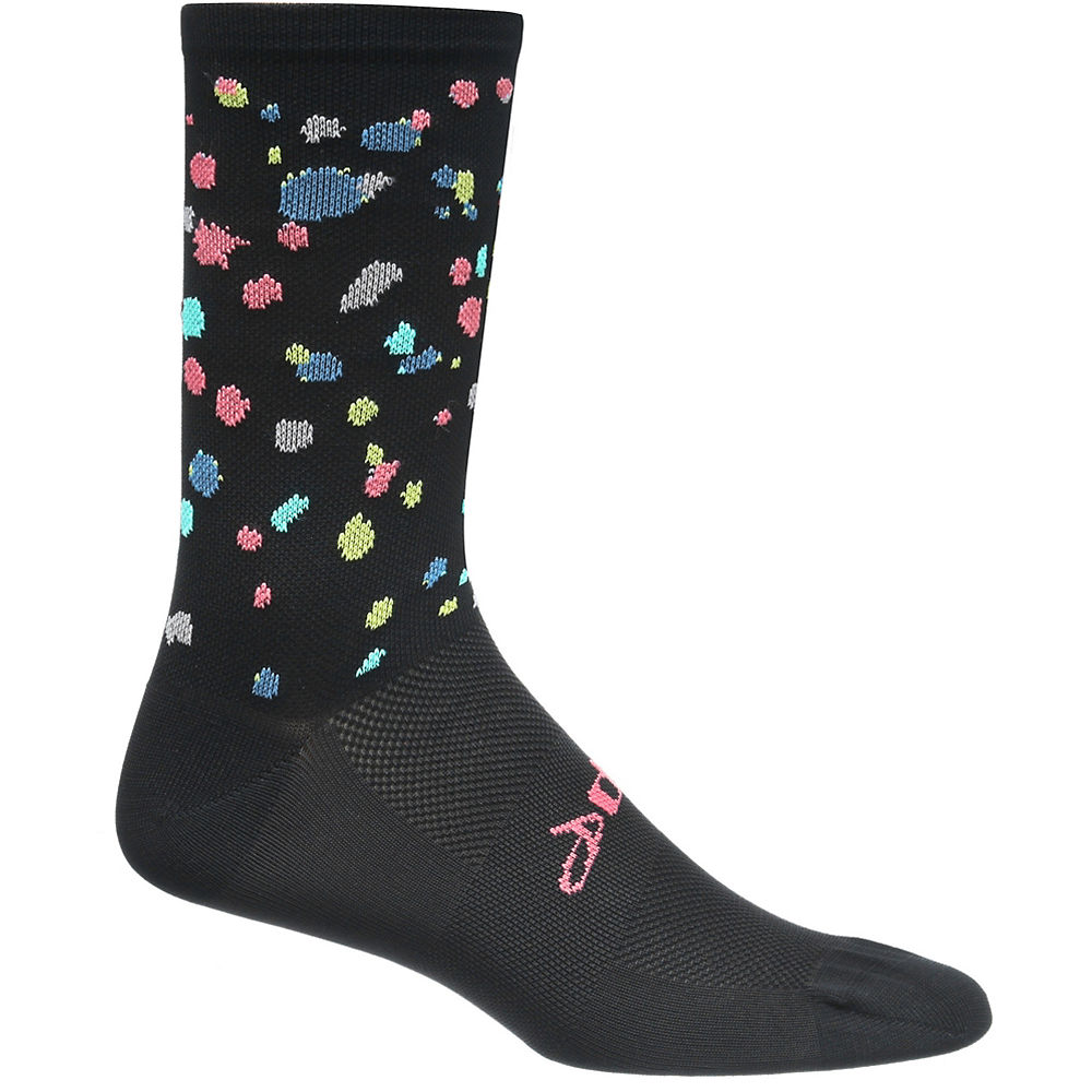 Chaussettes dhb Blok Spray Femme - Noir - Multi - XS, Noir - Multi