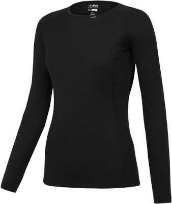 Maillot technique dhb Aeron Femme (merino) - Noir - UK 16