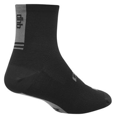 dhb Aeron Light Weight Merino Sock AW17 - Black-Grey - S/M}, Black-Grey