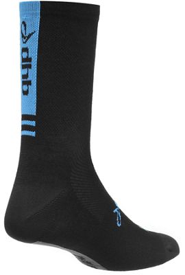 Chaussettes dhb Aeron Light Weight Merino - Noir/Bleu - XS