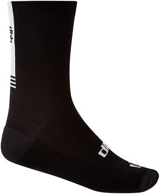 Chaussettes dhb Aeron Mid Weight Merino - Noir - blanc, Noir - blanc