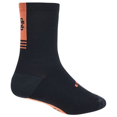 Chaussettes dhb Aeron Mid Weight Merino - Bleu marine/Orange - L/XL