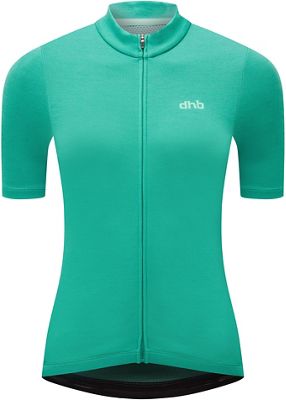 dhb Merino Womens Short Sleeve Jersey - Porcelain Green - UK 10}, Porcelain Green