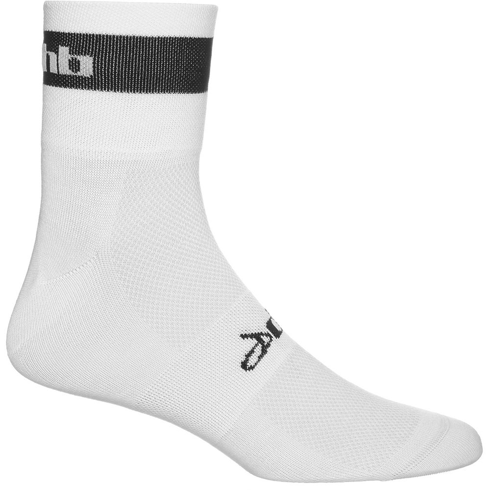 dhb Sock - White-Black - L/XL}, White-Black