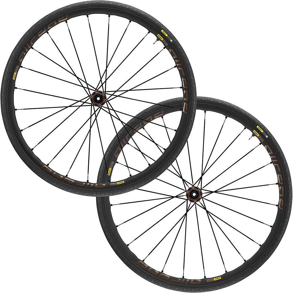 Paire de roues Mavic Ksyrium Elite Allroad (disque, 2018) 2020 - Noir - Centre Lock