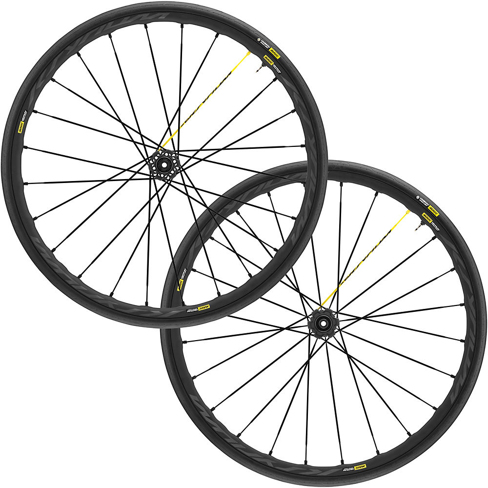 Paire de roues Mavic Ksyrium Pro Disc INT (UST) 2020 - Noir - 12x100mm / 12x142mm
