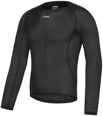 Maillot technique à manches longues dhb léger et en maille - Noir, Noir