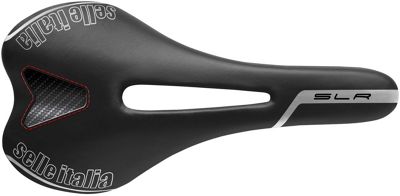 Selle Italia SLR Flow Road Bike Saddle - Black - Large}, Black