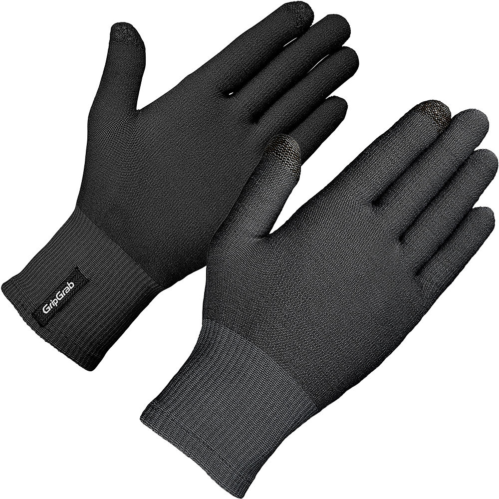 Gants route/XC GripGrab doublure merino - Noir - XS/S, Noir