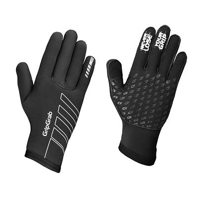 GripGrab Neoprene Rainy Weather Glove - Black - XL}, Black