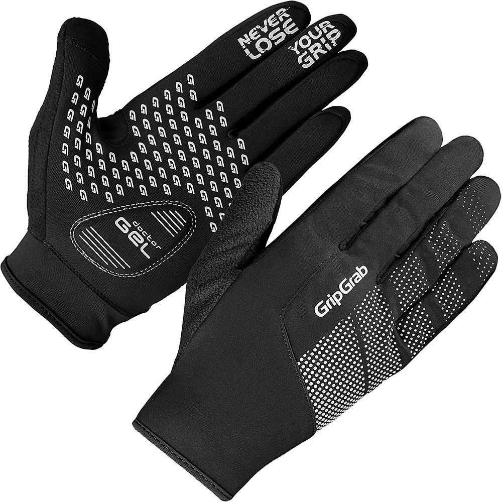 Gants route/XC GripGrab Ride coupe-vent - Noir, Noir