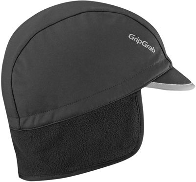 GripGrab Windproof Winter Cycling Cap - Black - M}, Black