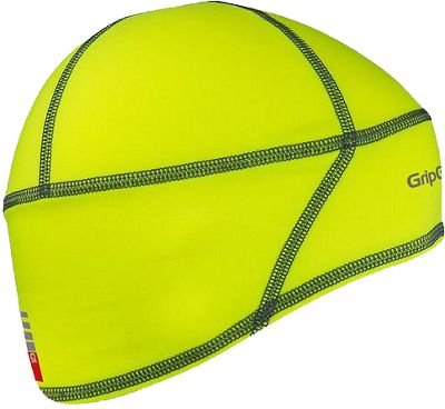 GripGrab Lightweight Thermal Hi-Vis Skull Cap - Yellow - L}, Yellow