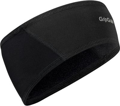 GripGrab Windproof Headband - Black - M}, Black