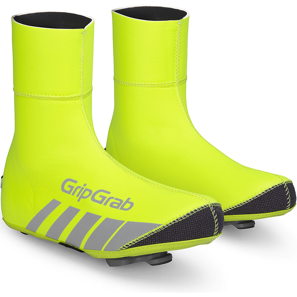 Couvre-chaussure GripGrab Hi Vis RaceThermo - Jaune fluo - XXL