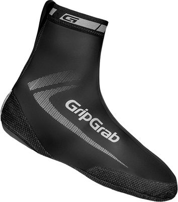 GripGrab RaceAqua X Waterproof MTB-CX Overshoes - Black - S}, Black