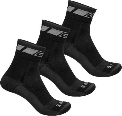 GripGrab Merino Regular Cut Socks - Black - M}, Black