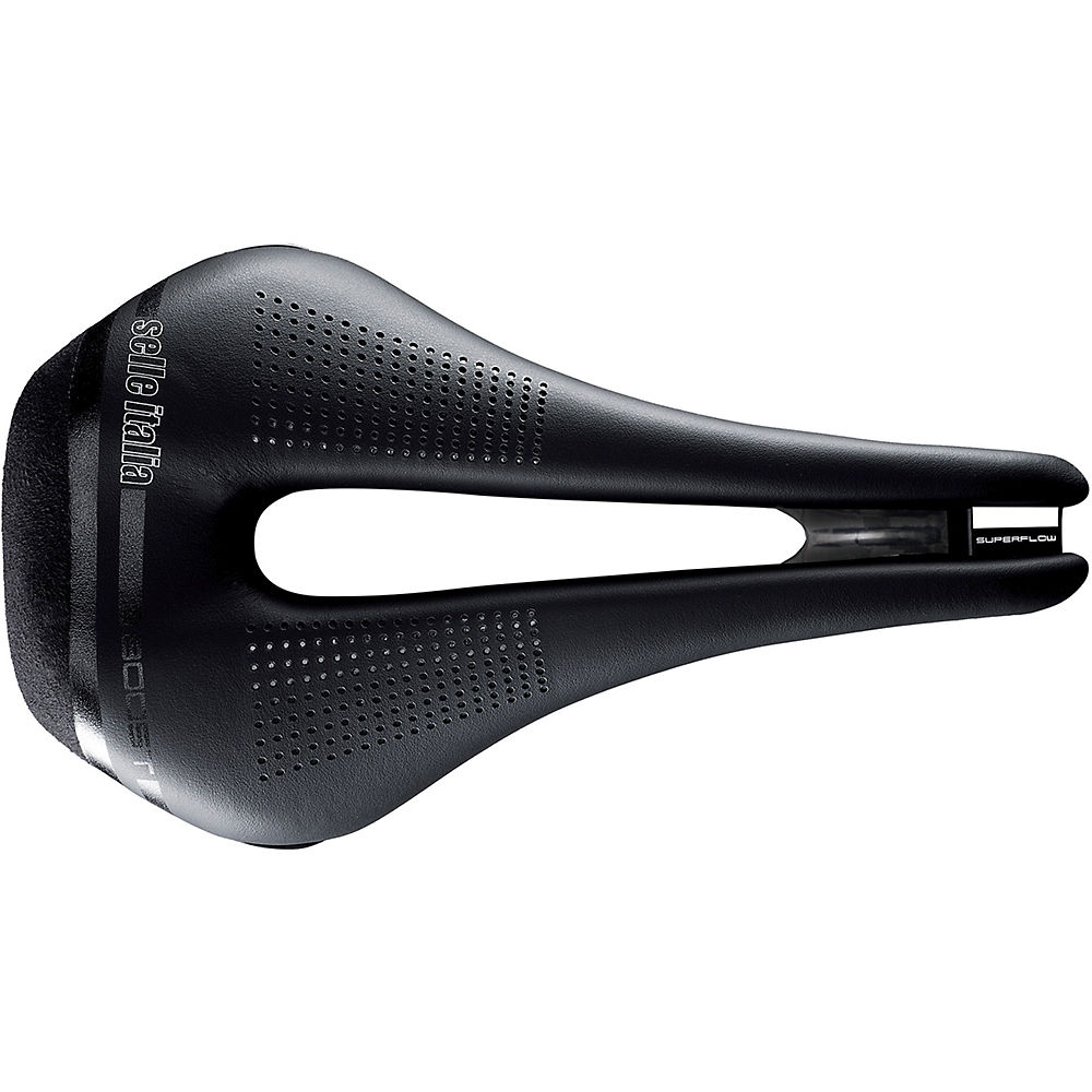 Selle route/VTT Selle Italia Novus Boost Carbonio Superflow 2018 - Noir - S3 - 135mm Wide, Noir
