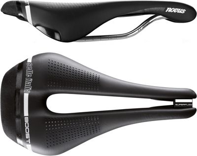 Selle Italia Novus Boost Superflow Saddle - Black - S3 - 135mm Wide, Black