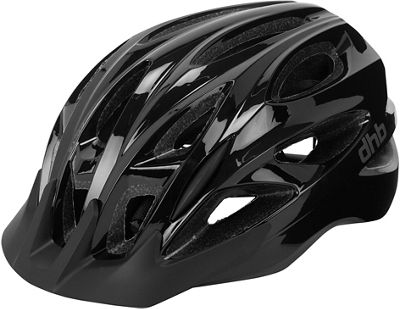 dhb C1.0 Crossover Helmet - Black Gloss - M}, Black Gloss