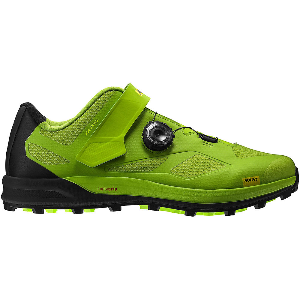 Chaussures VTT Mavic XA Pro 2018 - Lime Green - Pirate Black - UK 5.5, Lime Green - Pirate Black