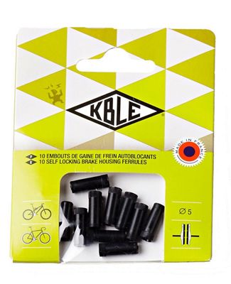 Transfil Outer Self-Locking Casing Caps (10 Pack) - Black - 10 Pack}, Black