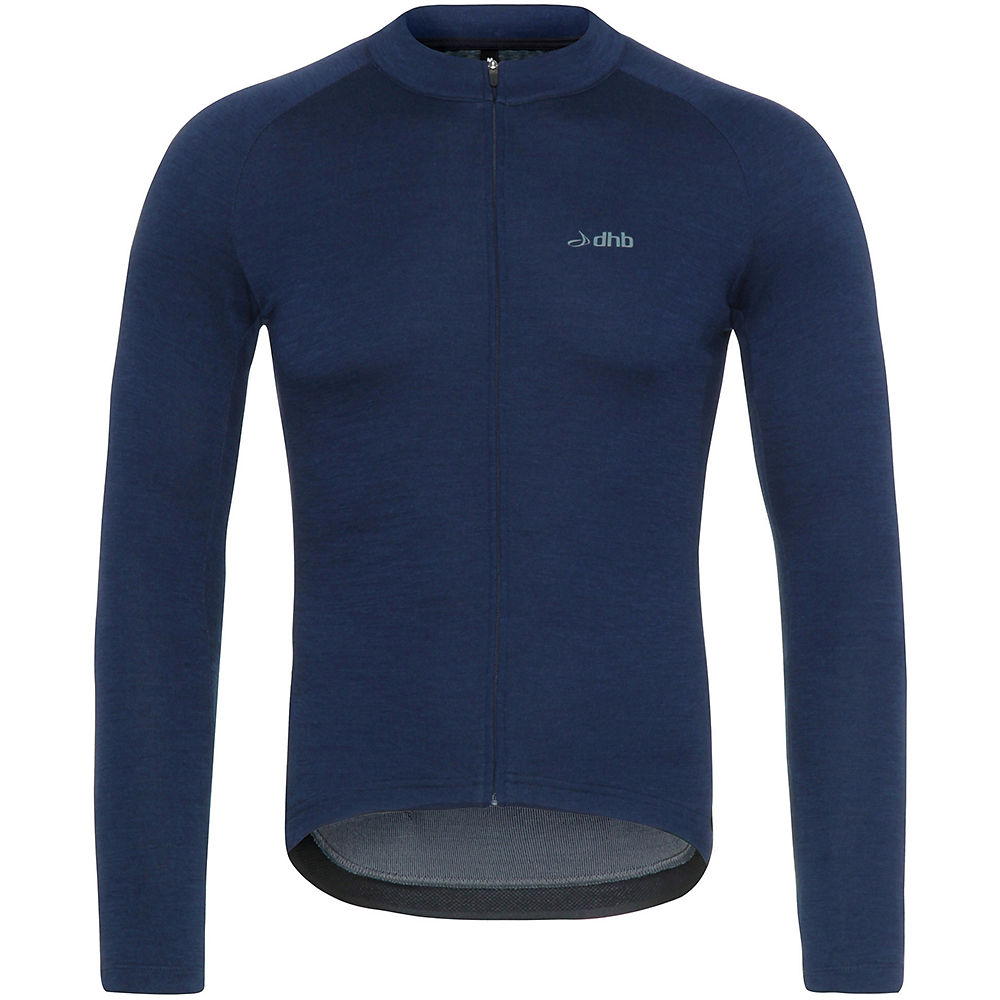 Maillot dhb (mérinos, manches longues) - Marine - XXL, Marine