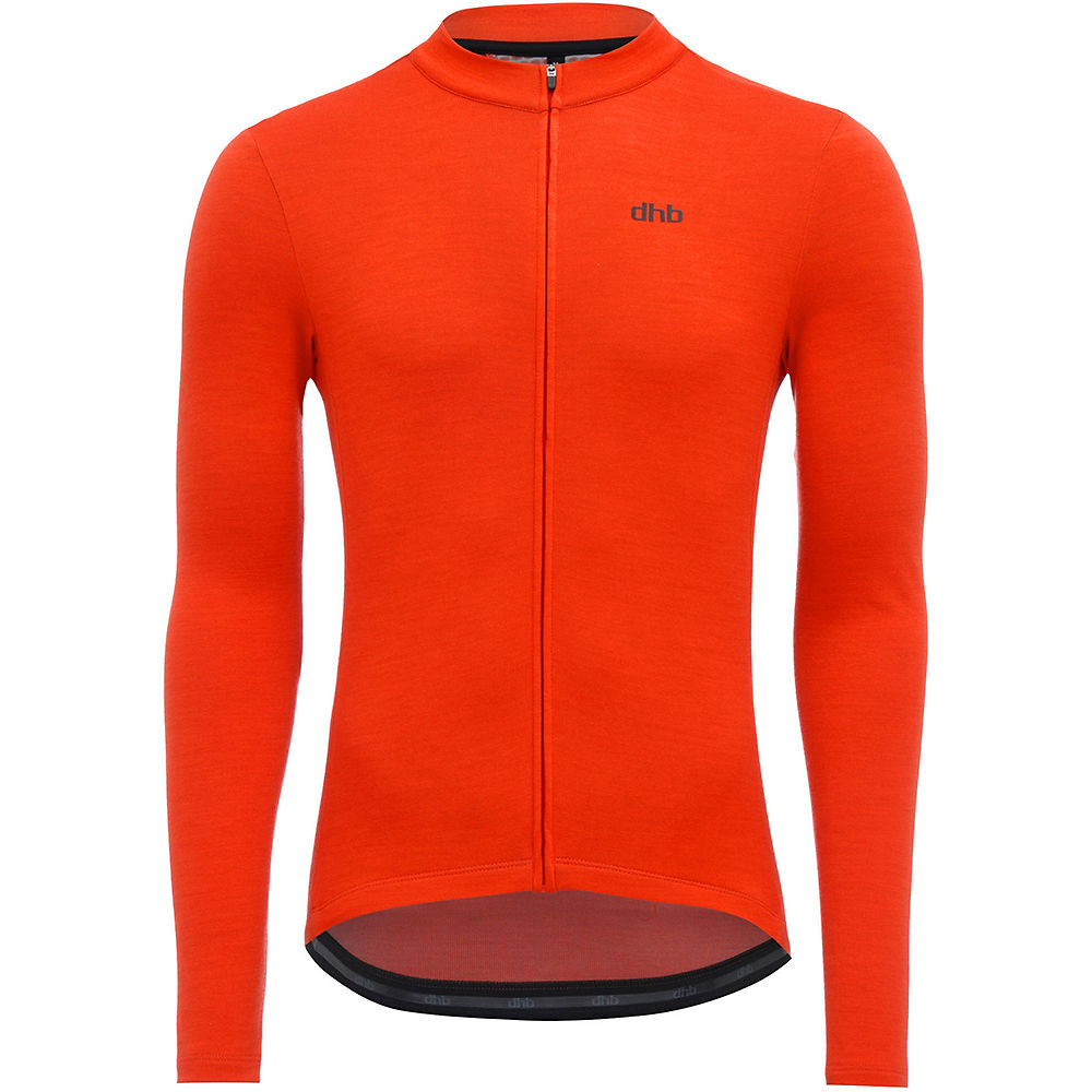 Maillot dhb (mérinos, manches longues) - Orange - XS, Orange