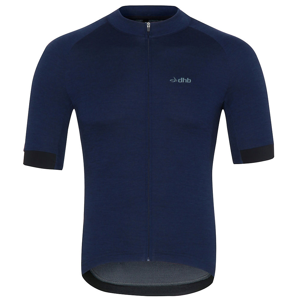 Maillot dhb en mérinos - Marine - XXL