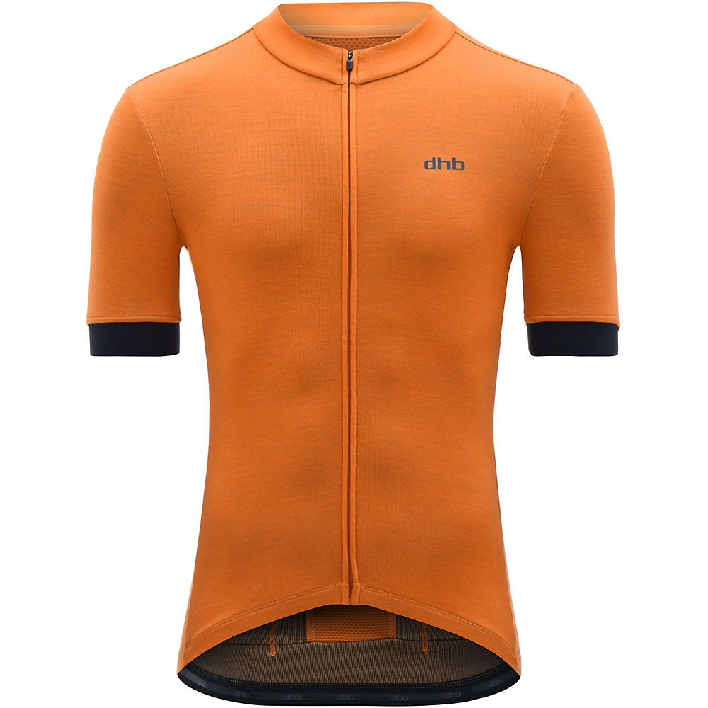 Maillot dhb en mérinos - Orange - XXL