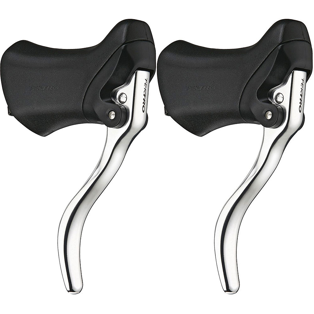 Levier de frein Tektro RL340 Drop - Argent - Noir - Pair, Argent - Noir