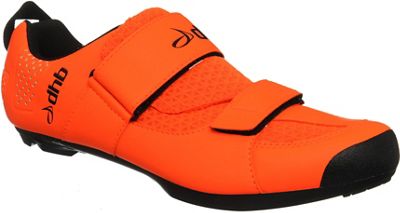 dhb Trinity Tri Shoe - Fluro Orange - EU 48}, Fluro Orange