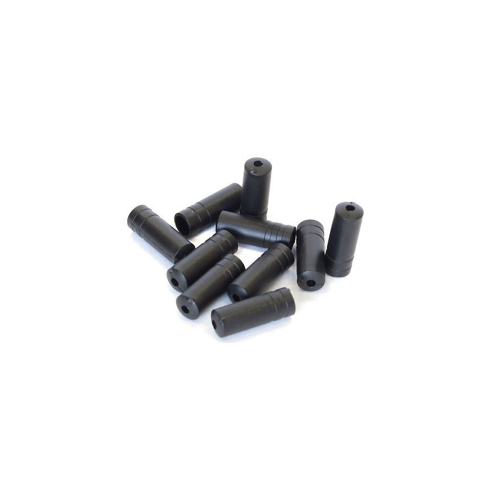 Transfil Outer Gear Cable Casing Caps (100 Pack) - Black - One Size}, Black
