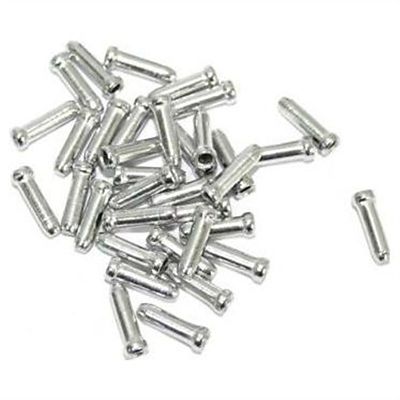 Transfil Anti-Fray Inner Cable End Caps (100pk) - Silver - One Size}, Silver
