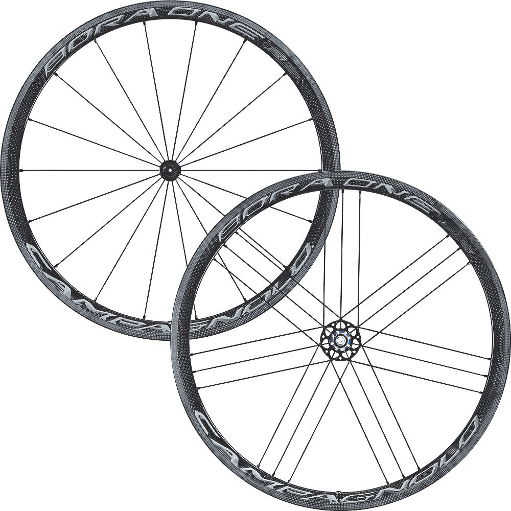 Paire de roues Campagnolo Bora One 35 (boyau) - Dark Label - Shimano / SRAM, Dark Label