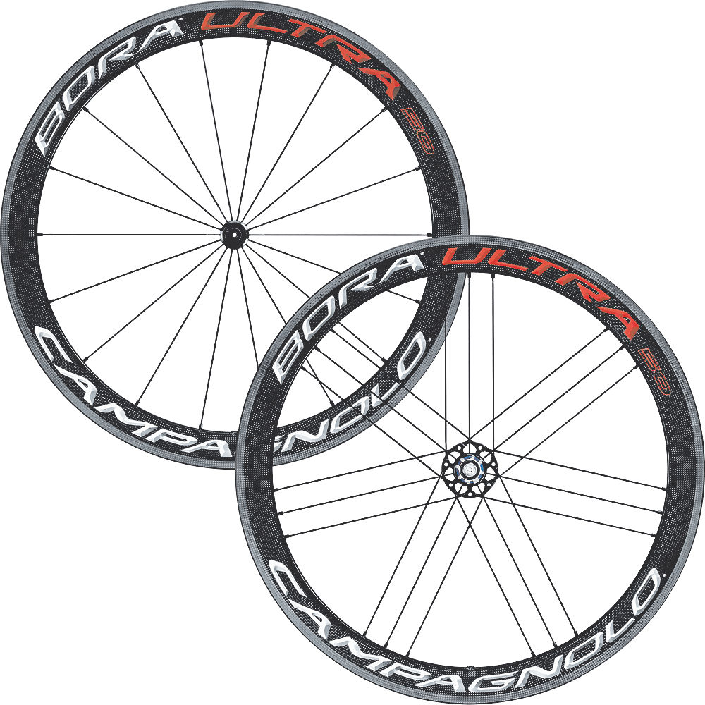 Paire de roues Campagnolo Bora Ultra 50 (boyau) - Bright Label - Shimano / SRAM, Bright Label