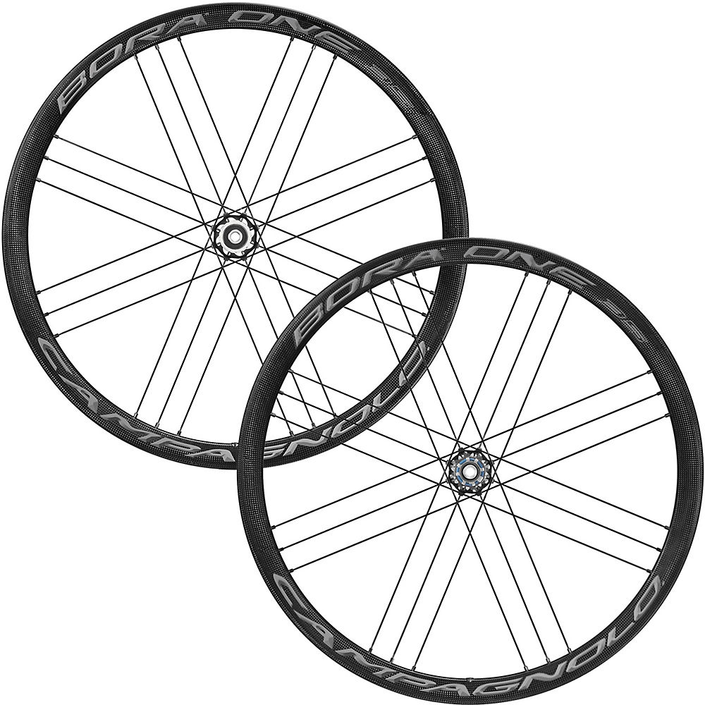 Paire de roues de route Campagnolo Bora One 35 (disque) - Dark Label - Shimano, Dark Label