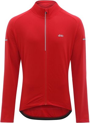 dhb Long Sleeve Thermal Jersey - Red - XS}, Red