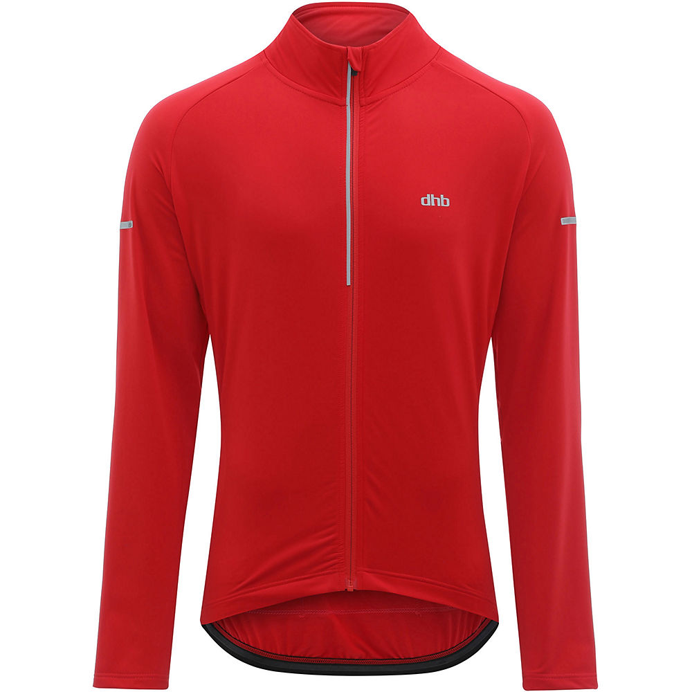 Maillot thermique à manches longues dhb - Rouge - XXL, Rouge