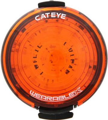 Cateye Wearable X Rear Bike Light - Black, Black