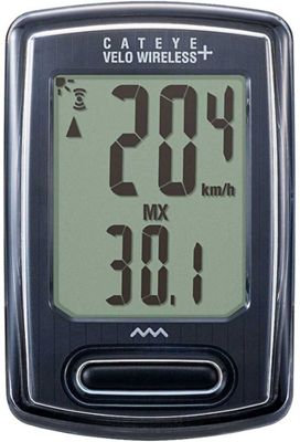 Cateye Velo Wireless Plus Cycling Computer - Black, Black