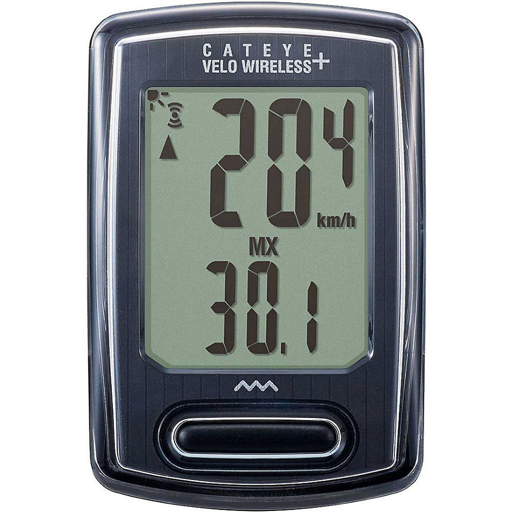 Image of Cateye Velo Wireless Plus Cycling Computer - Black, Black