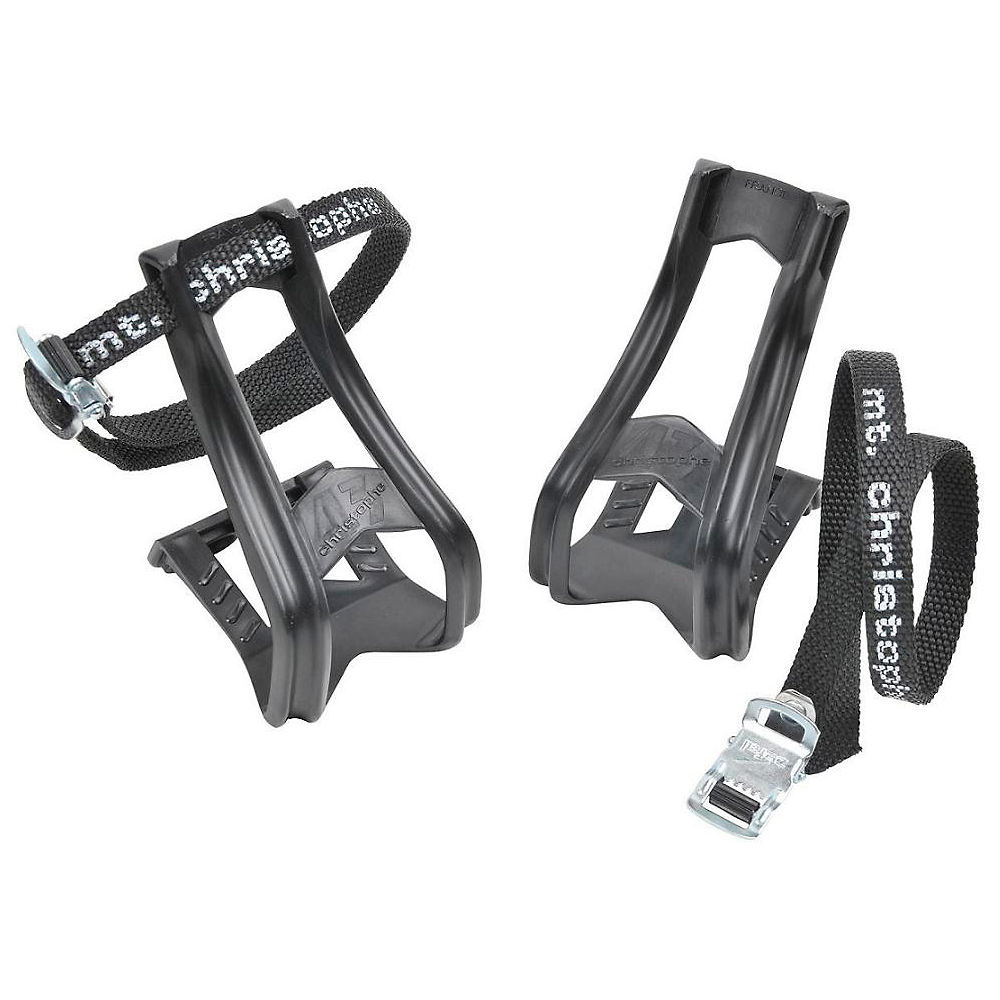 Zefal Toe Clips 43 and 515XL Toe Strap Set - Black - L/XL}, Black