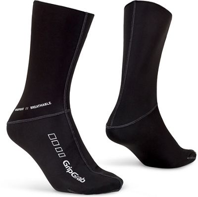 GripGrab Windproof Socks - Black - M}, Black