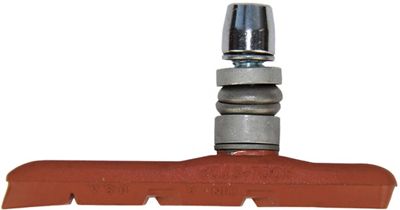 Kool Stop Thinline Threaded Pair Of V-Brake Blocks - Red, Red