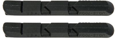 Kool Stop V-Brake Standard Compound Inserts (Pair) - Black - One Size, Black