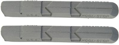 Kool Stop V-Brake Standard Compound Inserts (Pair) - Grey - One Size}, Grey
