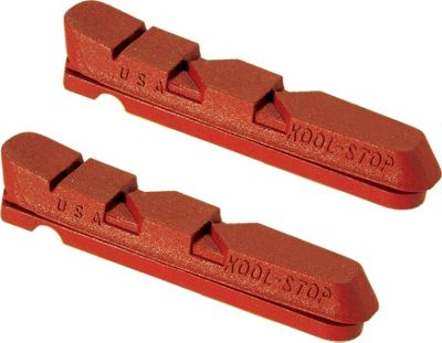 Kool Stop Dura Ace Ultegra 105 Cartridge Inserts - Red - Extreme - Wet Weather, Red